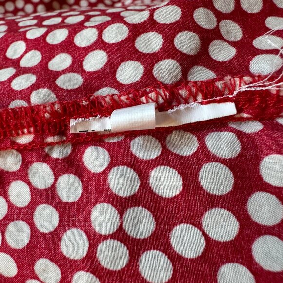 United Colors Of Benetton Red polka Dot blouse - Picture 6 of 8
